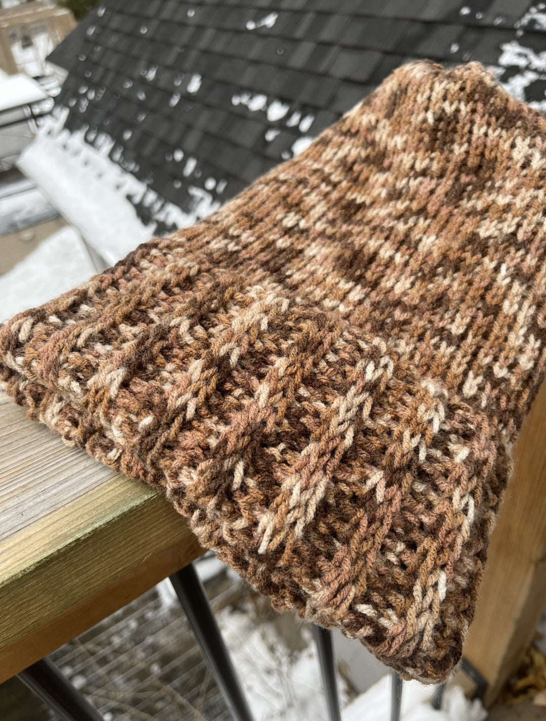 Tuna Tunisian Crocheted Beanie
