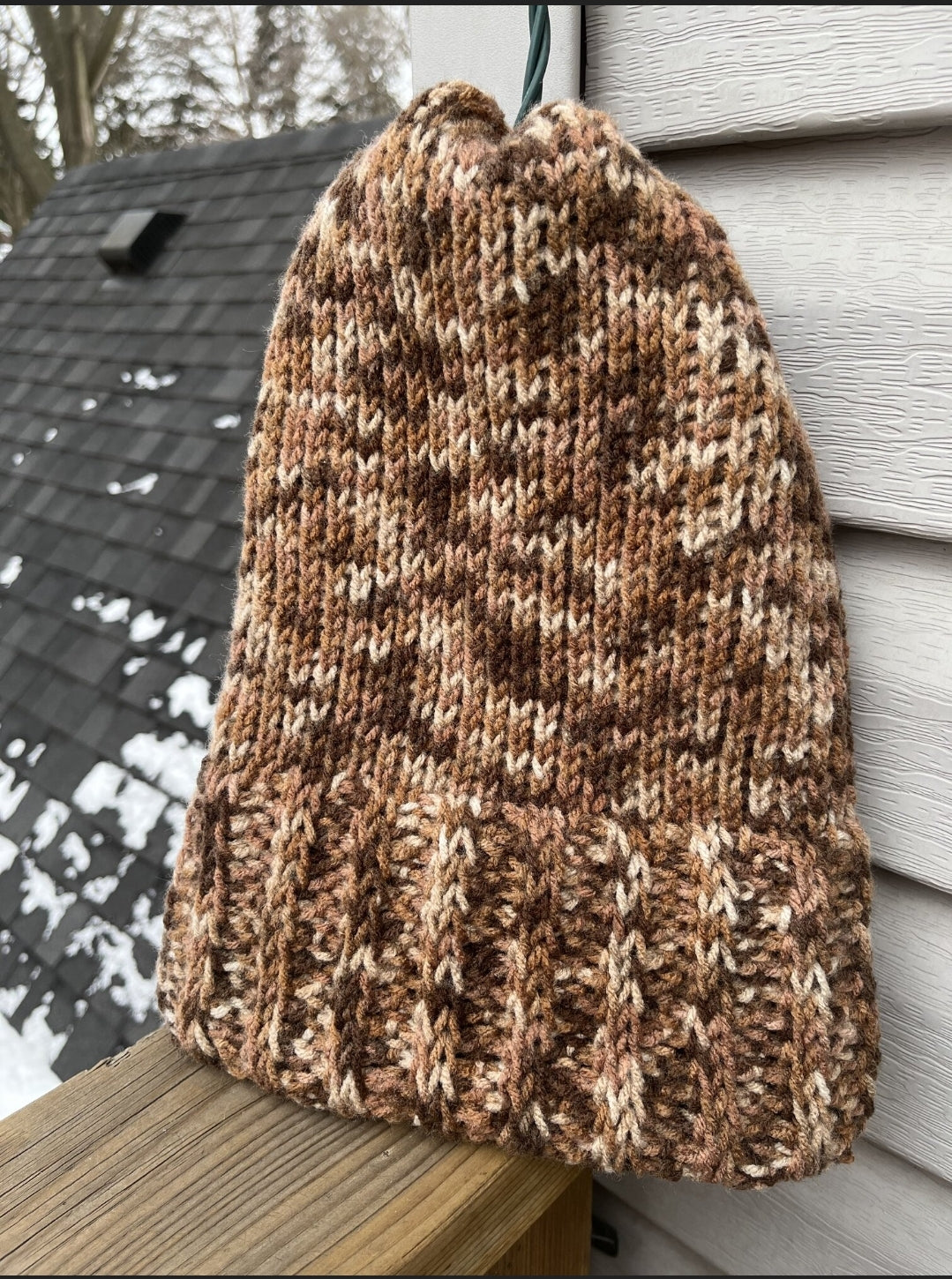 Tuna Tunisian Crocheted Beanie