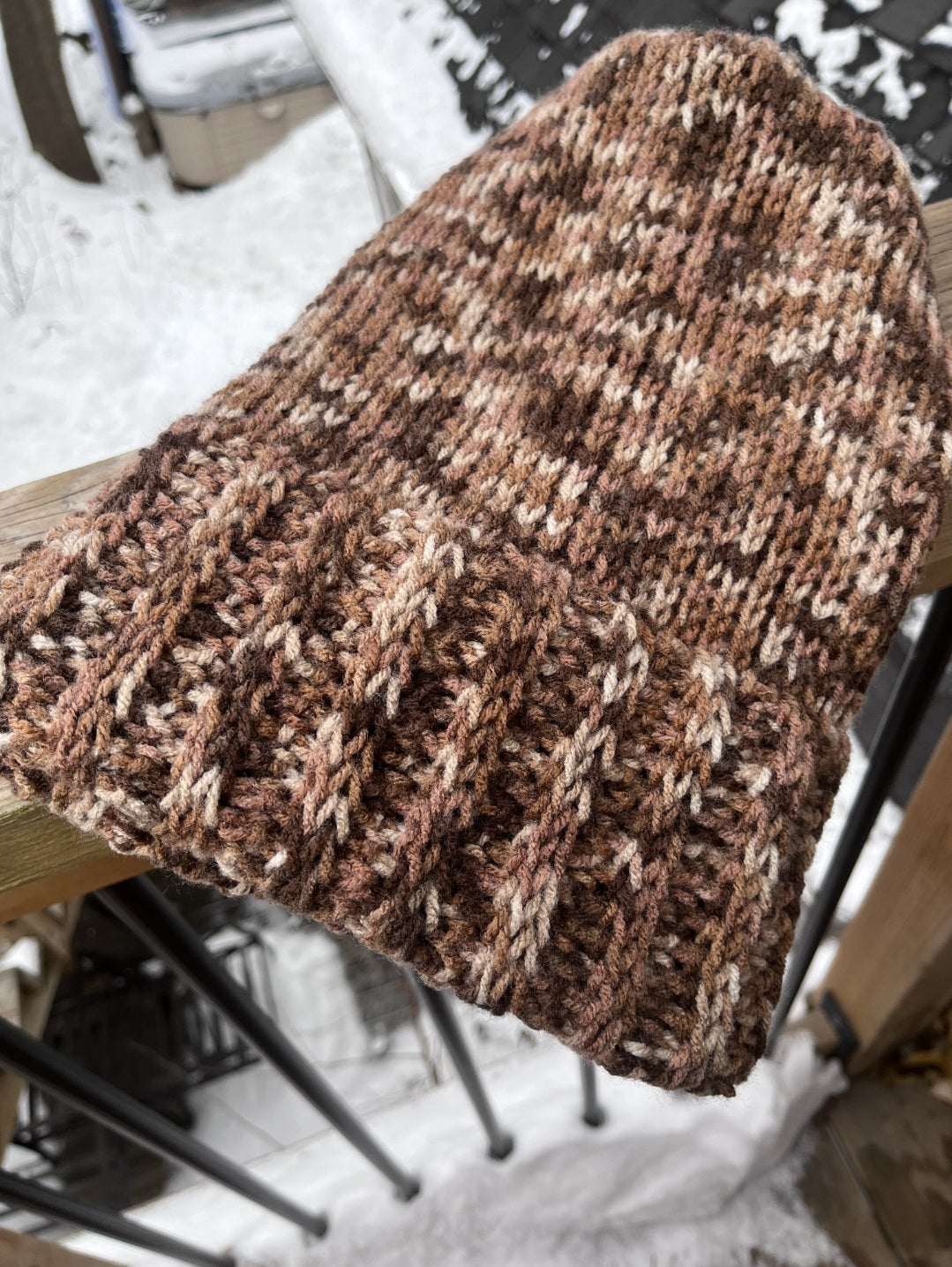 Tuna Tunisian Crocheted Beanie