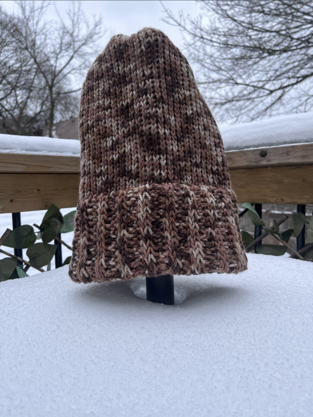 Tuna Tunisian Crocheted Beanie