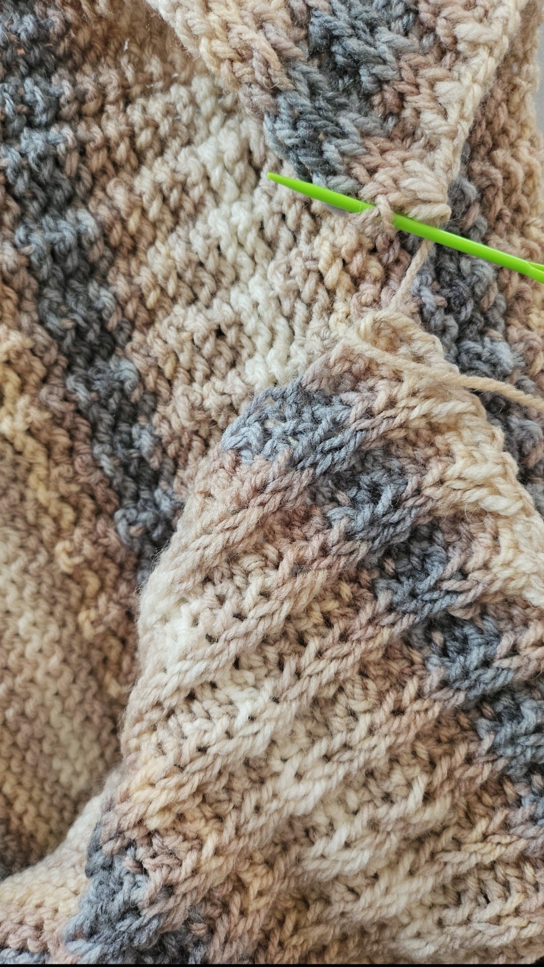 Tuna Tunisian Crocheted Beanie