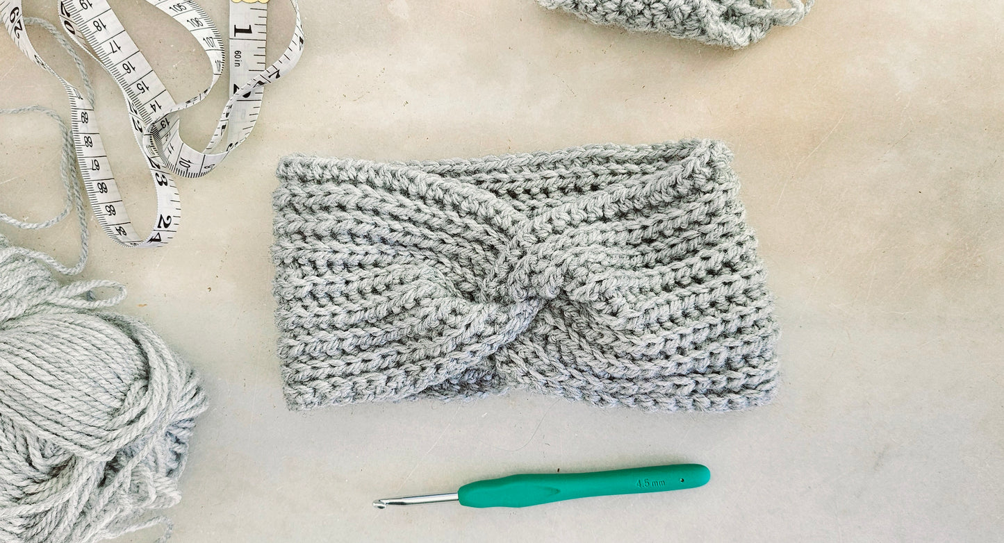 Easy Isabella Headband Crochet Pattern