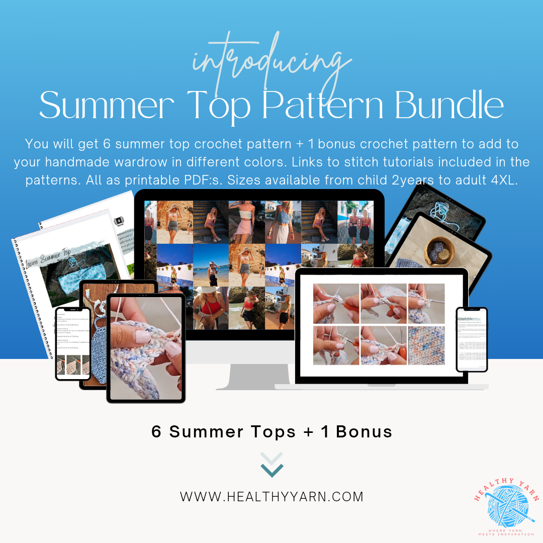 Summer Crochet Wardrobe - Quick-to-make crochet summer tops you want to wear
